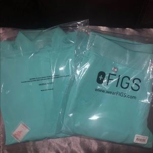 FIGS FRESH AQUA SET IN RAFAELA AND ZAMORA PANTS